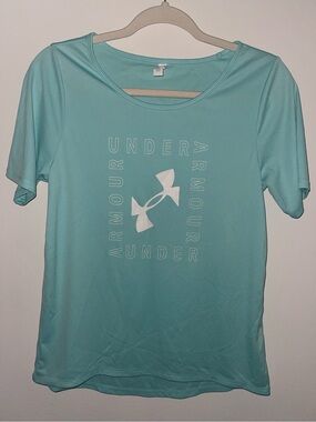 Under Armour Women’s Light Blue Short Sleeve Tee